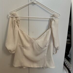 Aritzia Wilfred Silk Top (Size L)